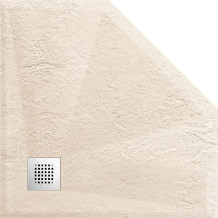 Поддон для душа Vincea из искусственного камня VST-4SP9090C, 900*900*25, бежевый