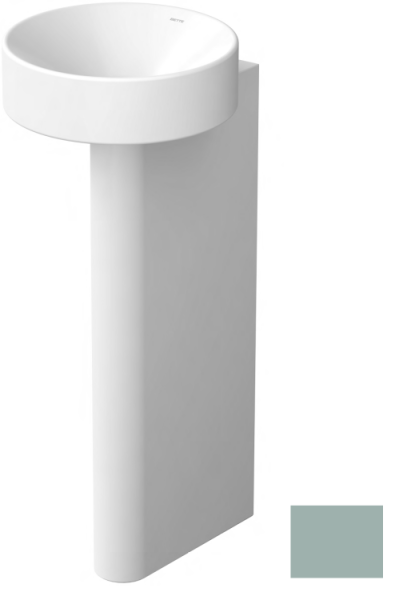 Раковина с пьедесталом Bette BetteSuno Pedestal шгв 340*340*863 отверстия для смесителя-одно цвет-salvia A250-307 VK2