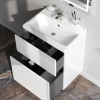 AM.PM M90FSX06022WG32 GEM, База под раковину, напольная, 60 см, 2 ящика push-to-open, цвет: белый, глянец