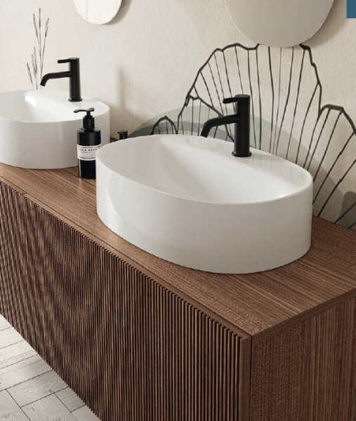 Тумба под раковину Scarabeo Picture шгв 1800*500*450 цвет-Noce Canaletto Cannettato 3059 LSC