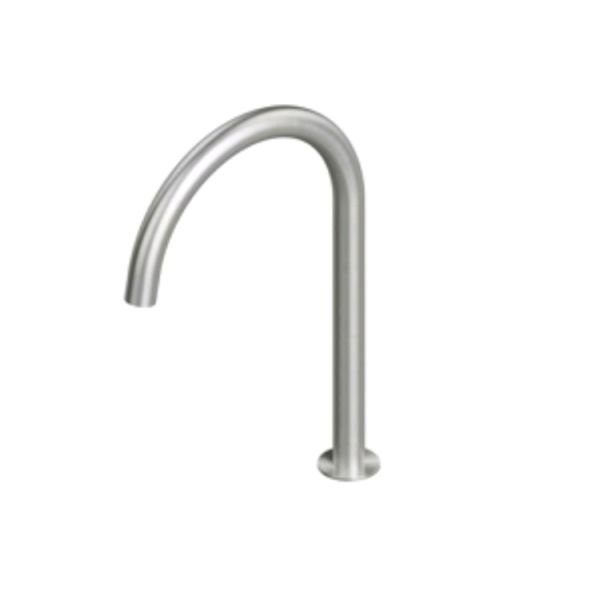 Излив Quadro design Complements цвет-сталь брашированная BC600 AS