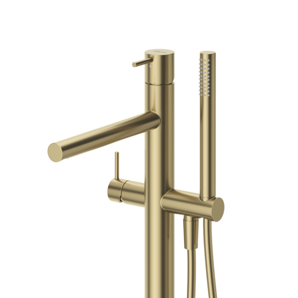 Напольный смеситель для ванны и душа CEZARES LEAF-VDP-L-SR