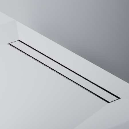 AM.PM W02SC-U11-080-04BM PrimeFlow Трап для душа линейный универс затвор Tile 80см цвет черн мат