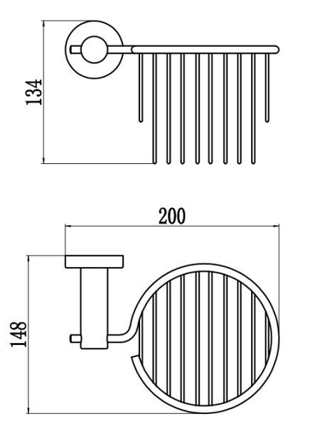 Держатель для туалетной бумаги Savol 56 (S-005633)