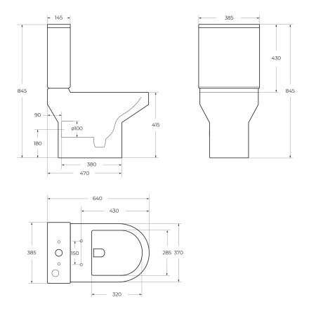 Чаша напольного унитаза BelBagno NORMA BB339CPR
