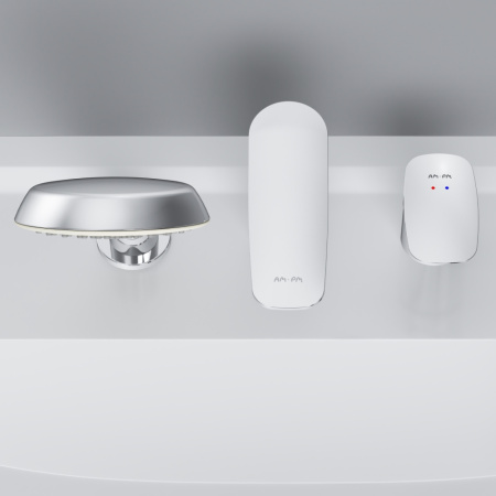 AM.PM F50A01300 Inspire V2.0, смеситель на борт ванны, трёхсекционный, излив  мм, хром, шт