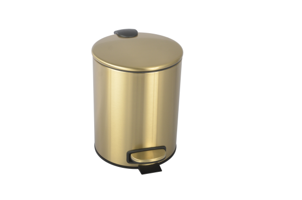 Ведро для мусора Boheme Uno золото 10426-MG
