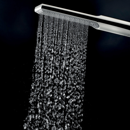 Комплект Bossini APICE Смеситель для ванны, встраиваемый, однорычажный, с ручным душем Slim и шлангом 1500 мм., черный матовый + Встраиваемая часть (Z00555.073+Z00546000)