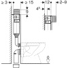 Смывной бачок скрытого монтажа Geberit Omega 12 см, 6/3 литра, монтажная высота 98 см (109.050.00.1)