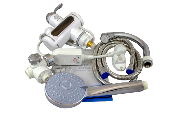 Проточный водонагреватель TSARSBERG электрический с душем (TSB-WH1526)