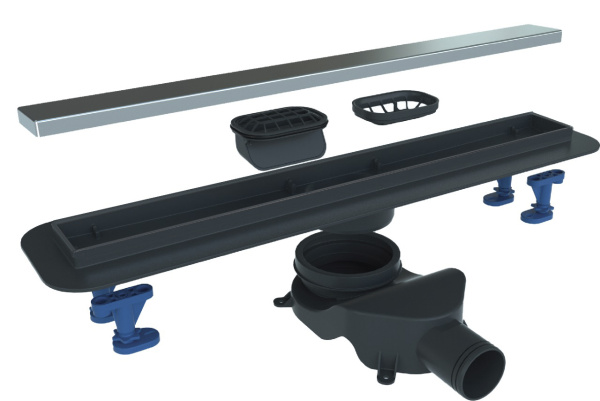 Душевой лоток BELBAGNO LUCE 90 см, BB-LD-LUCE-90-CR