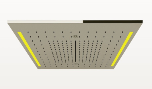 Накладная панель Gessi Colour с подсветкой шгв 500*500*12 цвет-Nickel PVD 57977/720