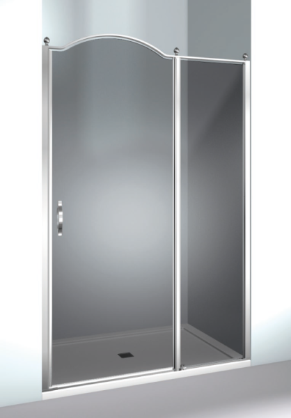 Дверь VismaraVetro Gold шв 1200*2050 петли-слева brushed bronze цвет стекла-прозрачный TPA GLZ 04 52 1200 2050 S T А56