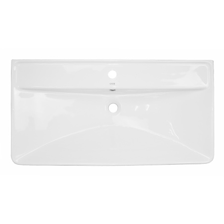 Комплект Тумба Azario Ника 90 Н 900х475х850 напольная, с раковиной Monte 90, белый матовый (CS00089956)