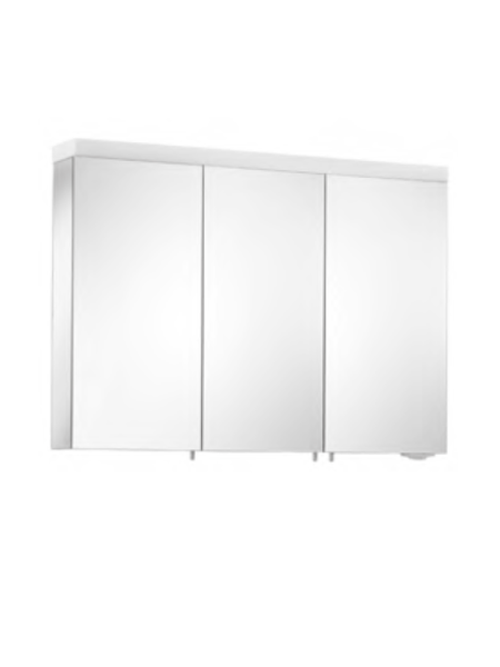 Зеркальный шкаф Keuco Royal Reflex 2 шгв 1000*150*700 цвет корпуса-серебристый анодированный зеркальный 24204 171301