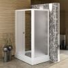 Шторка к душевому углу Верчелли (стекла матовые, профиль белый) (1-09-1-0-0-0121)