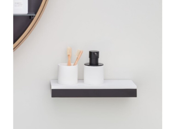 Полка-держатель CIELO для аксессуаров шгв 300*120*30 цвет-Bronzo Spazzolato ACB30 BZ