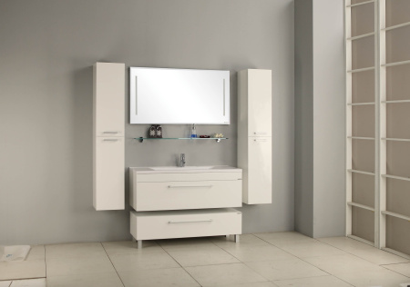 Комод AQUATON Мадрид 120 с ящиком, белый (1A168803MA010)