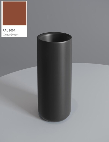 Стакан Salini Gocce шгв 60*60*120 цвет-RAL 8004 (ст.арт. 1901201RF RAL8004) 1901201F RAL8004