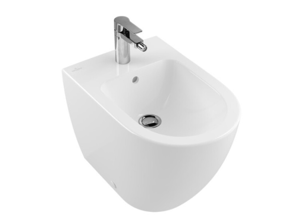 Биде Villeroy&Boch Subway 2.0 напольный шгв 370*560*400 цвет-альпийский белый 54010001