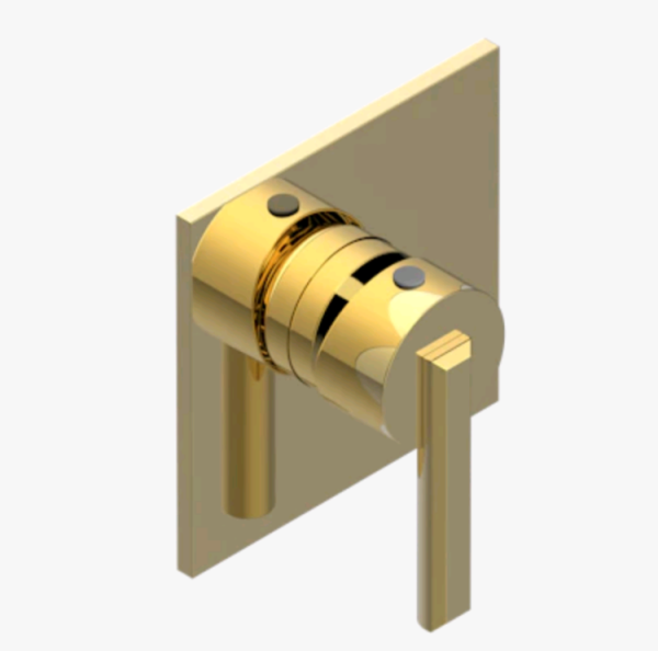 Смеситель для душа THG Nihal Blue porcelain на 1 потребитель цвет-золото светлое (Light Gold) U2L F30 6540B