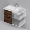 AM.PM M90FHX0752HF Gem, База под раковину, подвесная, 75 см, 2 ящика, цвет: орех