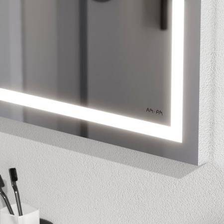 AM.PM M91AMOX1001WG Универсальное зеркало настенное с контурной LED-подсветкой, 100 см