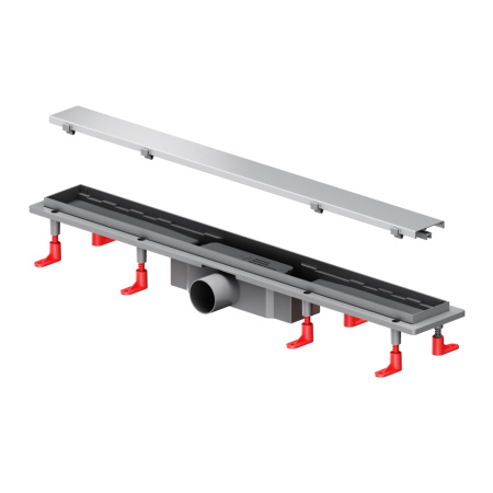 AM.PM W02SC-U11-070-04SB PrimeFlow Трап для душа линейный универс затвор Tile 70см цвет сталь мат