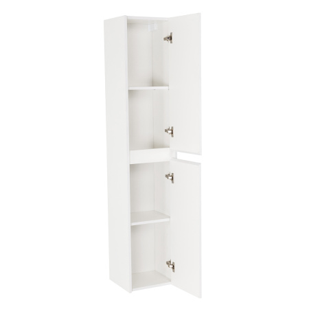 KRAFT Шкаф подвесной с двумя распашными дверцами с доводчиками, с двумя полками, правосторонний, Bianco Opaco, 330x300x1600, KRAFT-1600-2A-SC-BO-R