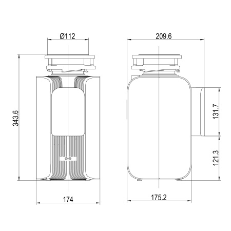 Измельчитель пищевых отходов электрический Lemark DON 4000 (9940096)