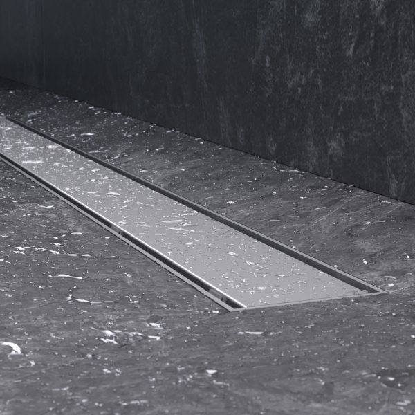 AM.PM W02SC-U11-080-04SB PrimeFlow Трап для душа линейный универс затвор Tile 80см цвет сталь мат