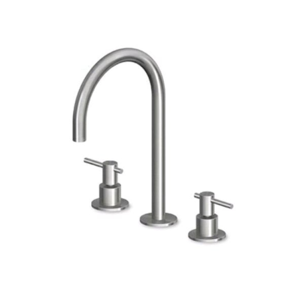 Смеситель для раковины Zucchetti Helm цвет-золото брашированное/шлифованное PVD (Brushed Gold PVD) ZHL516.XP41