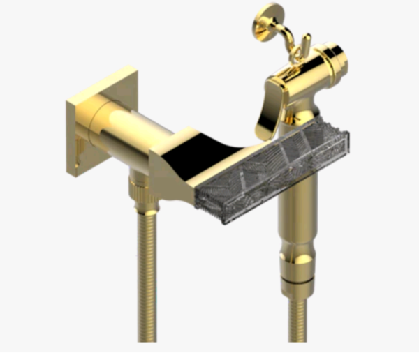 Гигиенический душ THG Vegetal цвет-золото светлое U5F F30 5840/8
