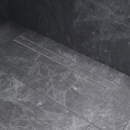 AM.PM W02SC-U11-080-04SB PrimeFlow Трап для душа линейный универс затвор Tile 80см цвет сталь мат