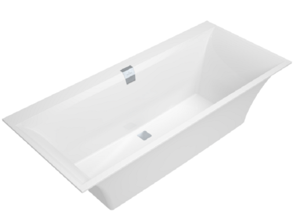 Ванна Villeroy&Boch Squaro Edge 12 Duo шгв 1700*750*450 цвет-белый UBQ170SQE2DV-01