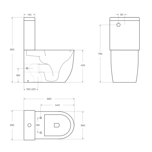 Чаша напольного унитаза с сиденьем BelBagno SFERA-R BB2141CPR/SC