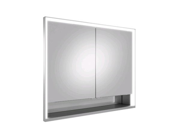 Зеркальный шкаф Keuco Royal Lumos шгв 900*165*735 цвет корпуса-серебристый анодированный 14313 171301