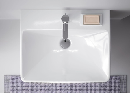 Комплект мебели для ванной Geberit Smyle Square 60  подвесной Белый глянец (529.352.00.6)