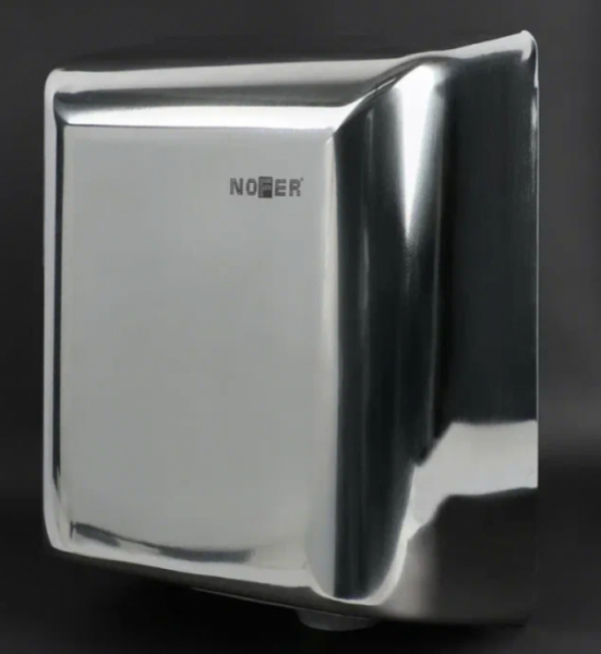 Сушилка для рук Nofer шгв 253*152*323 цвет-сталь 01851.В