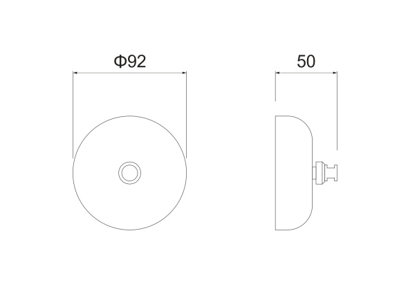 Веревка для белья 2,5 м в комплекте с держателем AQUATEK, матовый черный AQ4994MB