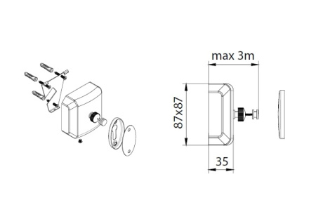 Сушилка для белья Fixsen Hotel 3 м., хром (FX-31025)