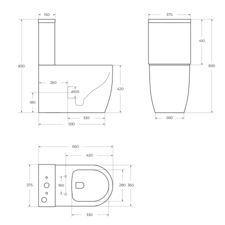 Чаша напольного унитаза BelBagno MARINO BB105CPR