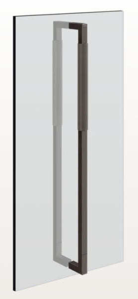 Ручка Gessi Shower outfit двойная 600 мм цвет-Black Metal Brushed PVD 67537/707