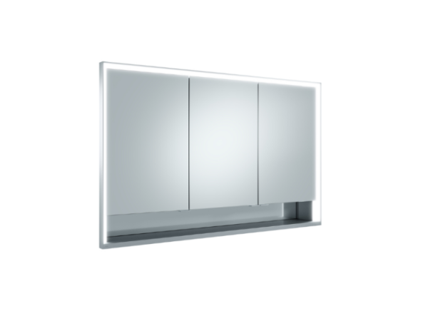 Зеркальный шкаф Keuco Royal Lumos шгв 1200*165*735 цвет корпуса-анодированное серебро 14315 171301