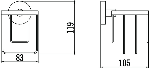 Держатель для освежителя воздуха Savol 87 (S-008733)